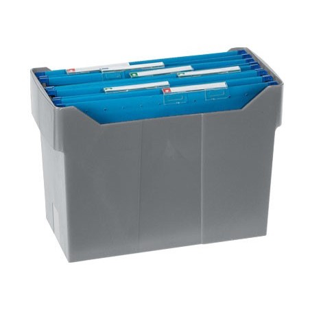 SUPORTE DE SECRETÁRIA PARA CAPAS DE ARQUIVO SUSPENSO CINZA