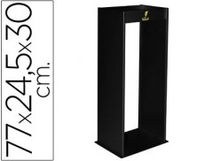 CINZEIRO METALICO COM REDE PARA AREIA. COR PRETA 770X245X300