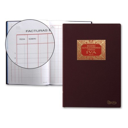 LIBRO MIQUELRIUS N. 64 FOLIO 100 HOJAS -FACTURAS EMITIDAS