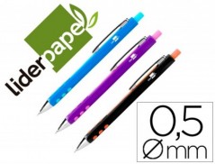 24un LAPISEIRAS LIDERPAPEL 0.5 MM CORES SORTIDAS