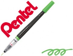 5un PINCEL COM TINTA A BASE DE AGUA PENTEL GFL VERDE CLARO P