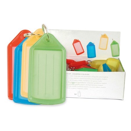 CHAVEIRO PORTA ETIQUETAS Q-CONNECT - CAIXA DE 40 UNIDADES CO