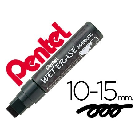 12un MARCADOR PENTEL WET ERASE 56 PRETO