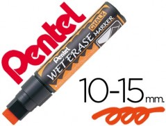 12un MARCADOR PENTEL WET ERASE 56 LARANJA