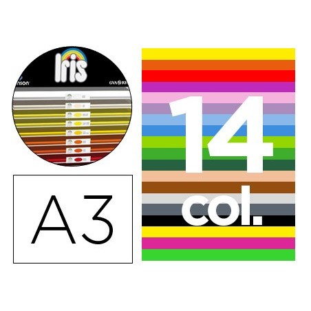 CARTOLINA GUARRO A-3 29,7X42 CMS CONTEUDO "C" CORES SORTIDAS