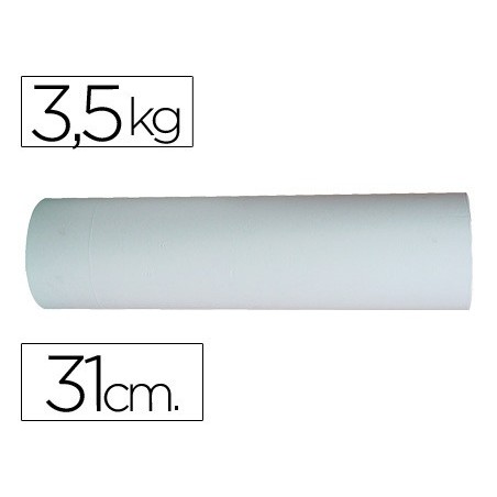 PAPEL BRANCO BOBINE DE 31 CM 3,5 KG