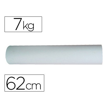 PAPEL BRANCO BOBINE DE 62 CM 7 KG