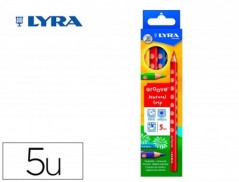 5un LAPIS DE CORES LYRA GROOVE TRIANGULAR MINAS DE 4,25 MM C