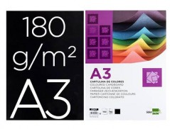 CARTOLINA LIDERPAPEL DIN A-3 180GR RESMA 100F -PRETO