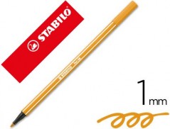 10un MARCADOR STABILO AGUARELAVEL PEN 68 LARANJA 1 MM