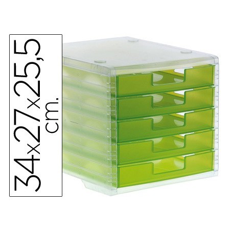 FICHEIRO GAVETAS DE SECRETARIA LIDERPAPEL 340X270X255 MM EMP