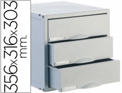 FICHEIRO GAVETAS DE SECRETARIA ARCHISYSTEM 356X316X303 MM 3