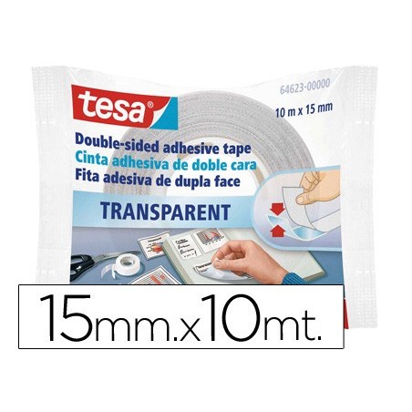 12un FITA DUPLA FACE TESA 10 MT X 15MM