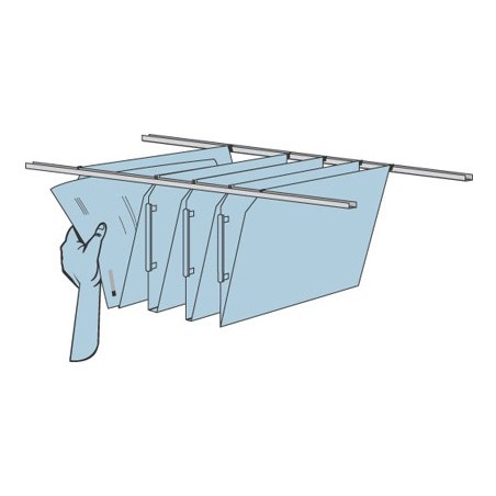 GUIAS ARMARIOS FAST-PAPERFLOW PASTAS ARQUIVO SUSPENSO PARA E