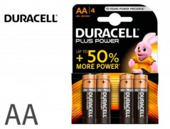 PILHAS DURACELL ALCALINA PLUS AA-BLISTER C/4 PILHAS LR6