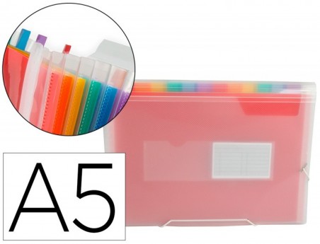 PASTA BEAUTONE CLASSIFICADORA COM FOLE POLIPROPILENO DIN A5