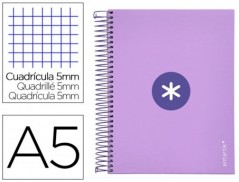 CADERNO ESPIRAL LIDERPAPEL DIN A5 ANTARTIK CAPA FORRADA 120