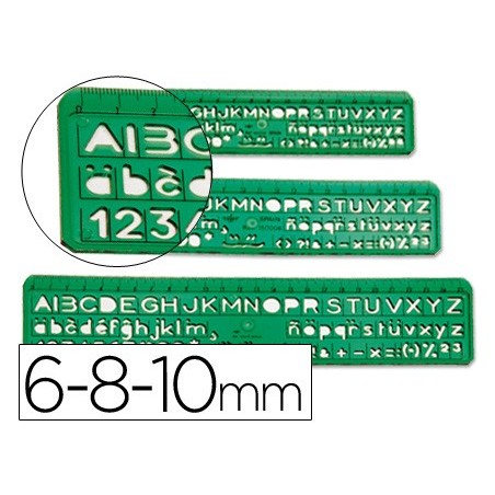 ESCANTILHAO ESCOLAR 6, 8 E 10 MM