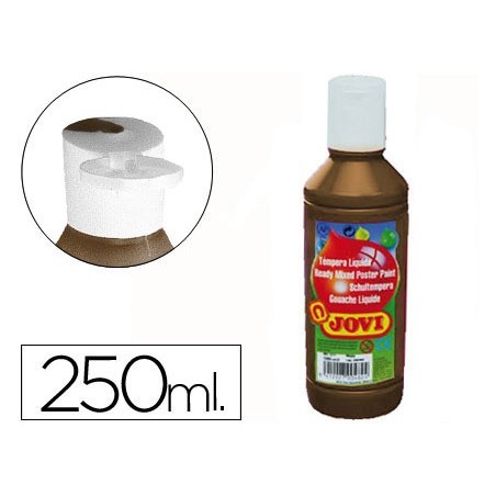 GUACHE LIQUIDO JOVI 250 ML -CASTANHO