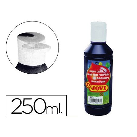 GUACHE LIQUIDO JOVI 250 ML -PRETO