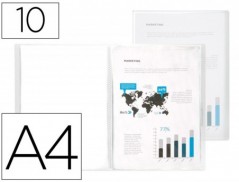 CAPA CATALOGO BEAUTONE A4 COM 10 BOLSAS TRANSPARENTE