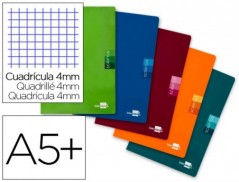 5un CADERNO ESCOLAR LIDERPAPEL SCRIPTUS 48 F DIN A5 QUADRICU