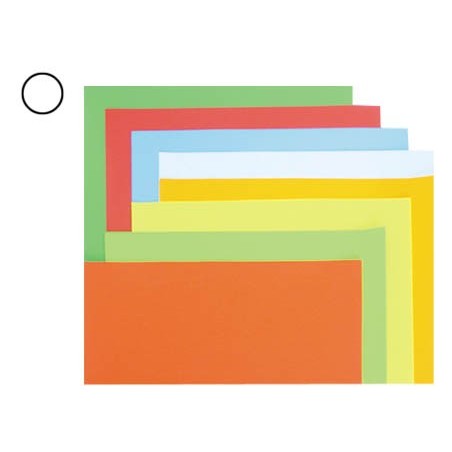 10un PAPEL AUTO ADESIVO. 50 X 70 CM. 150 GRS/M2. BRANCO ALTO