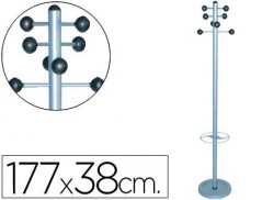 CABIDE METALICO 626 COM PORTA GUARDA CHUVA -PIE 8 GANCHOS 1,