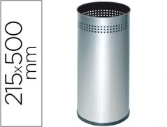 PORTA GUARDA CHUVA METALICO 314 PERFURADO PRATEADO 50X21,5 C