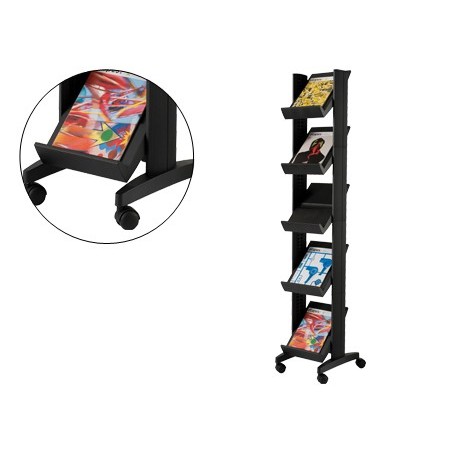 EXPOSITOR FASTPAPERFLOW DE SOLO MOVEL 5 ESTANTES DE 275X327M