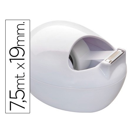 PORTA ROLOS SECRETARIA SCOTCH COR BRANCO C-36 KARIM DE 7,5 M