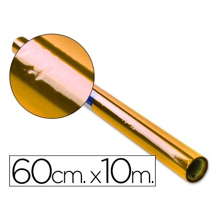 PAPEL CELOFANE 60 CM X 10 MT. 30 GRS/M2. AMARELO