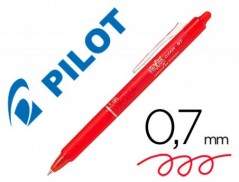 12un ESFEROGRAFICA PILOT FRIXION CLICKER APAGAVEL 0,7MM COR