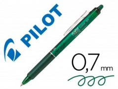 12un ESFEROGRAFICA PILOT FRIXION CLICKER APAGAVEL 0,7 MM COR