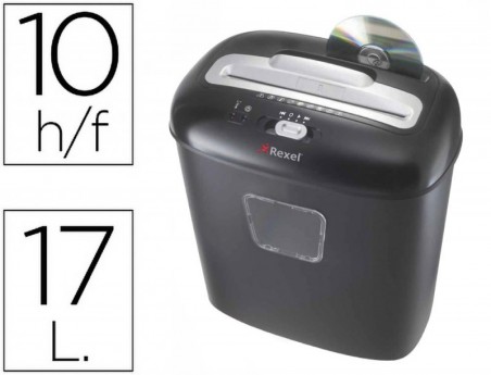 DESTRUIDORA DE DOCUMENTOS REXEL DUO CAPACIDADE DE CORTE 10 F