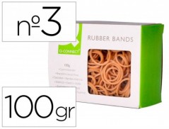 ELASTICOS Q-CONNECT 100 GR NUMERO 3