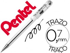 12un ESFEROGRAFICA PENTEL MINI BK77  PRETA 0,7 MM