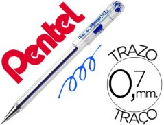 12un ESFEROGRAFICA PENTEL MINI BK77 AZUL 0,7 MM