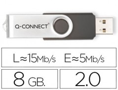 MEMORIA Q-CONNECT FLASH USB 8GB