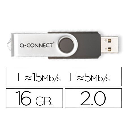 MEMORIA Q-CONNECT FLASH USB 16GB
