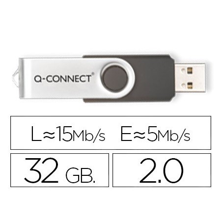 MEMORIA Q-CONNECT FLASH USB 32GB