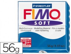 PASTA PARA MODELAR STAEDTLER FIMO SOFT 56 GR COR AZUL