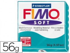 PASTA PARA MODELAR STAEDTLER FIMO SOFT 56 GR COR VERDE MENTA