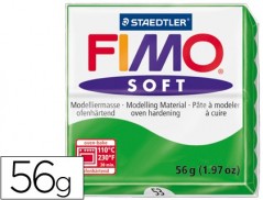 PASTA PARA MODELAR STAEDTLER FIMO SOFT 56 GR COR VERDE TROPI