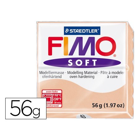 PASTA PARA MODELAR STAEDTLER FIMO SOFT 56 GR COR CARNE