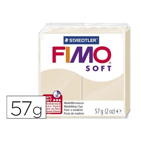 PASTA PARA MODELAR STAEDTLER FIMO SOFT 56 GR COR TERRA