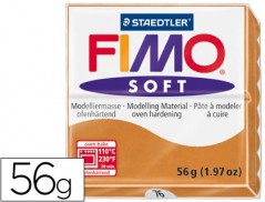 PASTA PARA MODELAR STAEDTLER FIMO SOFT 56 GR COR COGNAC
