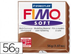 PASTA PARA MODELAR STAEDTLER FIMO SOFT 56 GR COR CARAMELO