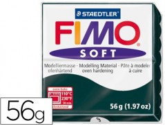 PASTA PARA MODELAR STAEDTLER FIMO SOFT 56 GR COR PRETO