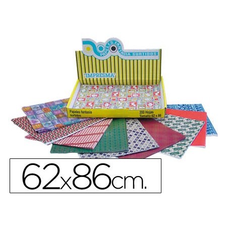 PAPEL FANTASIA 62X86 CM 40 GRS/M2